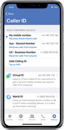 World Phone Caller IDs